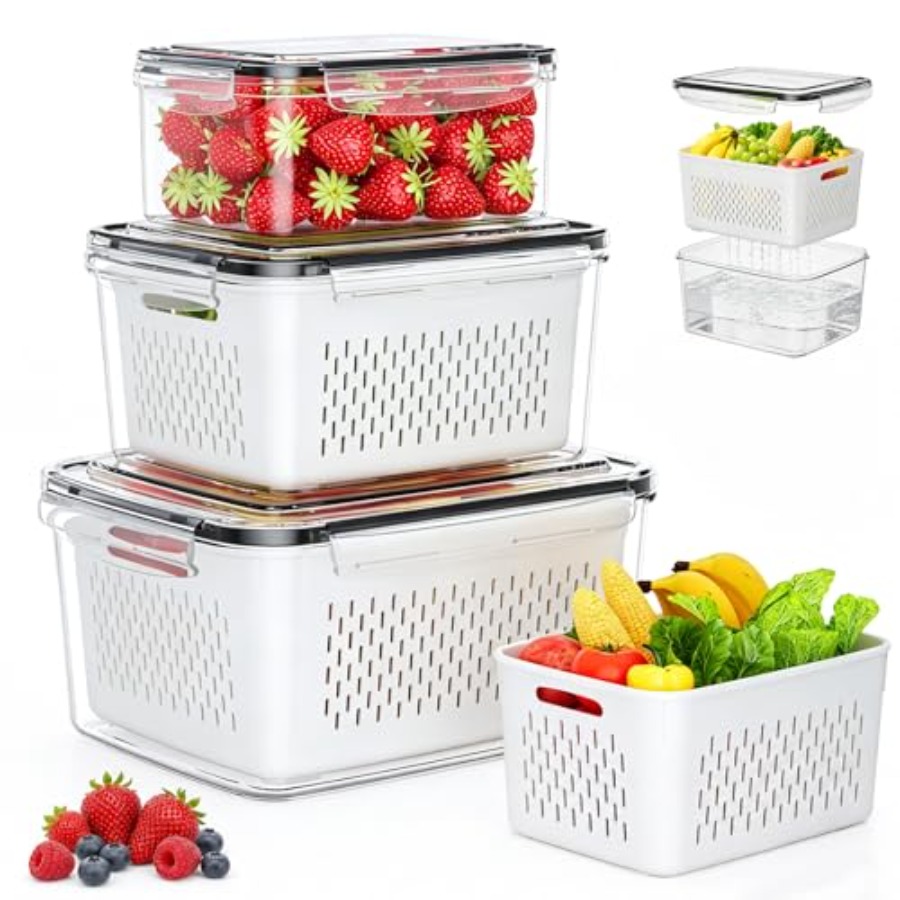 Food Storage And Containers - Recipientes para Armazenamento de Frutas para