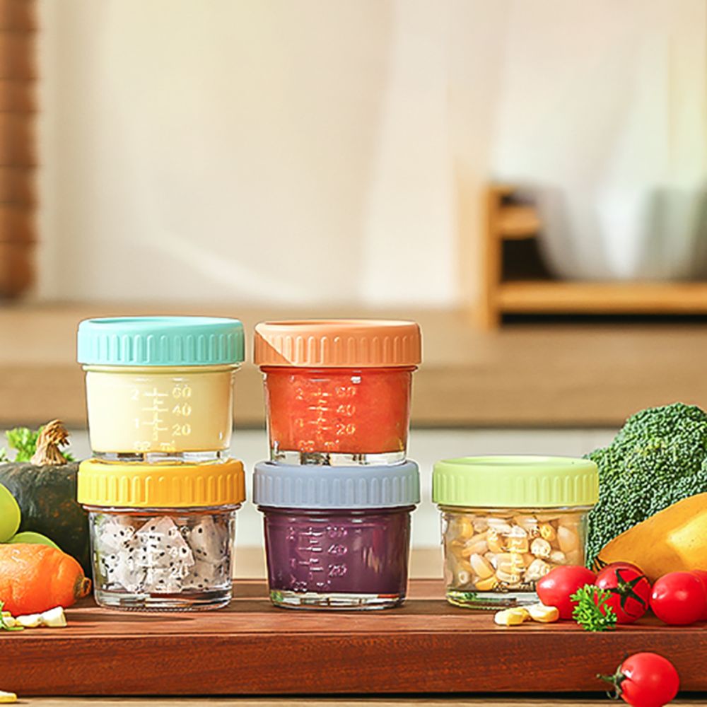 Food Storage Glass Box - Frasco de vidro para comida de