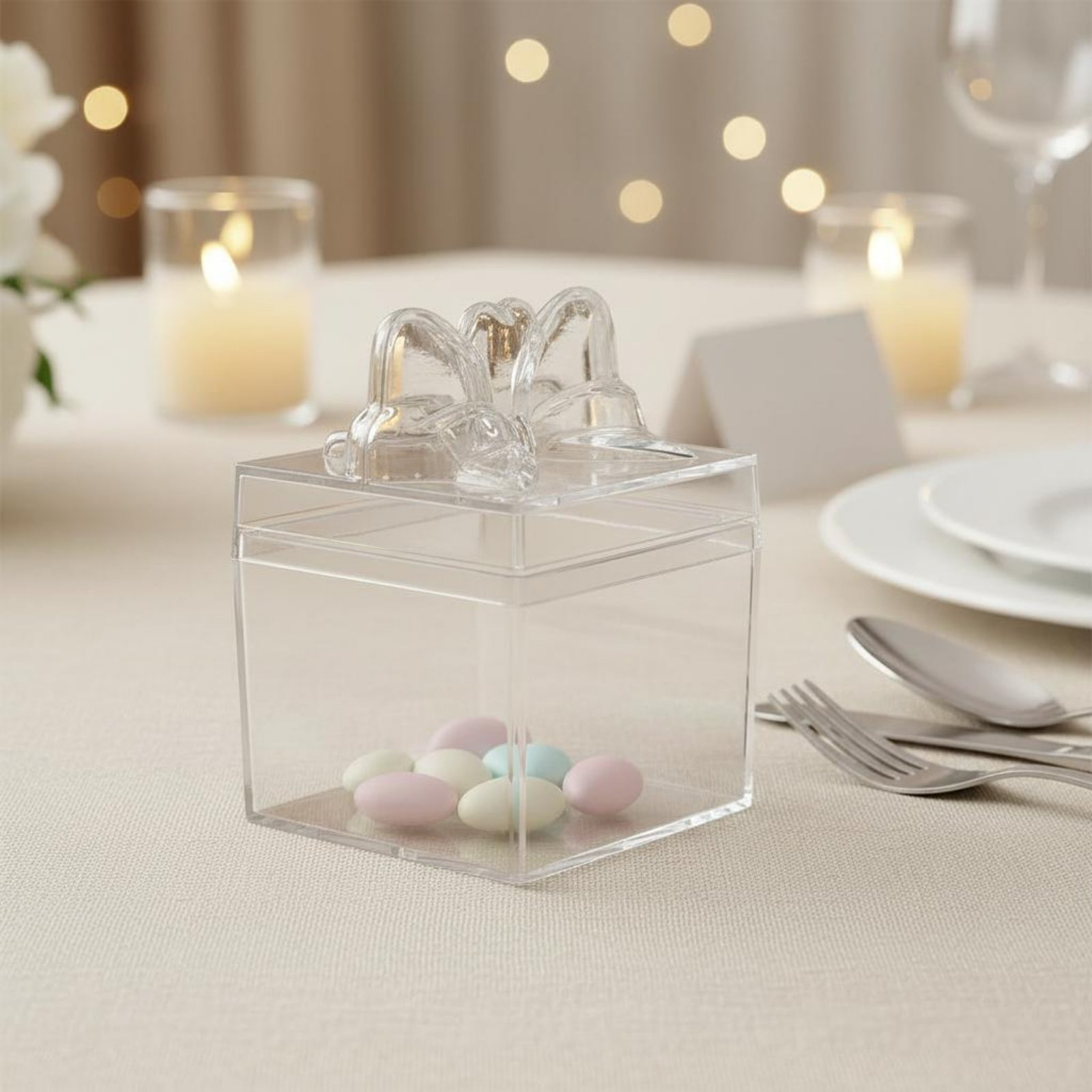 Food Storage And Containers - Caixa de Plástico Transparente para Doces