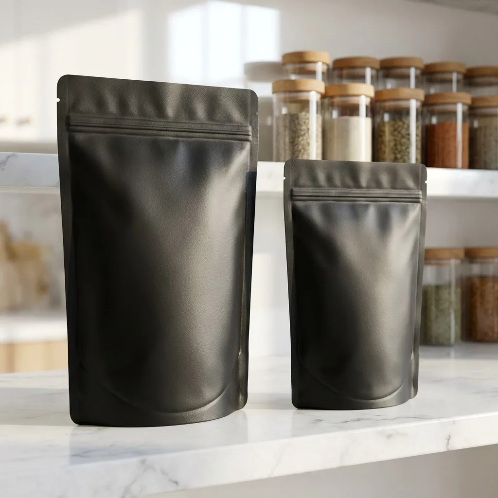 Best Food Storage - 100 Sacos Mylar Premium Foscos Pretos