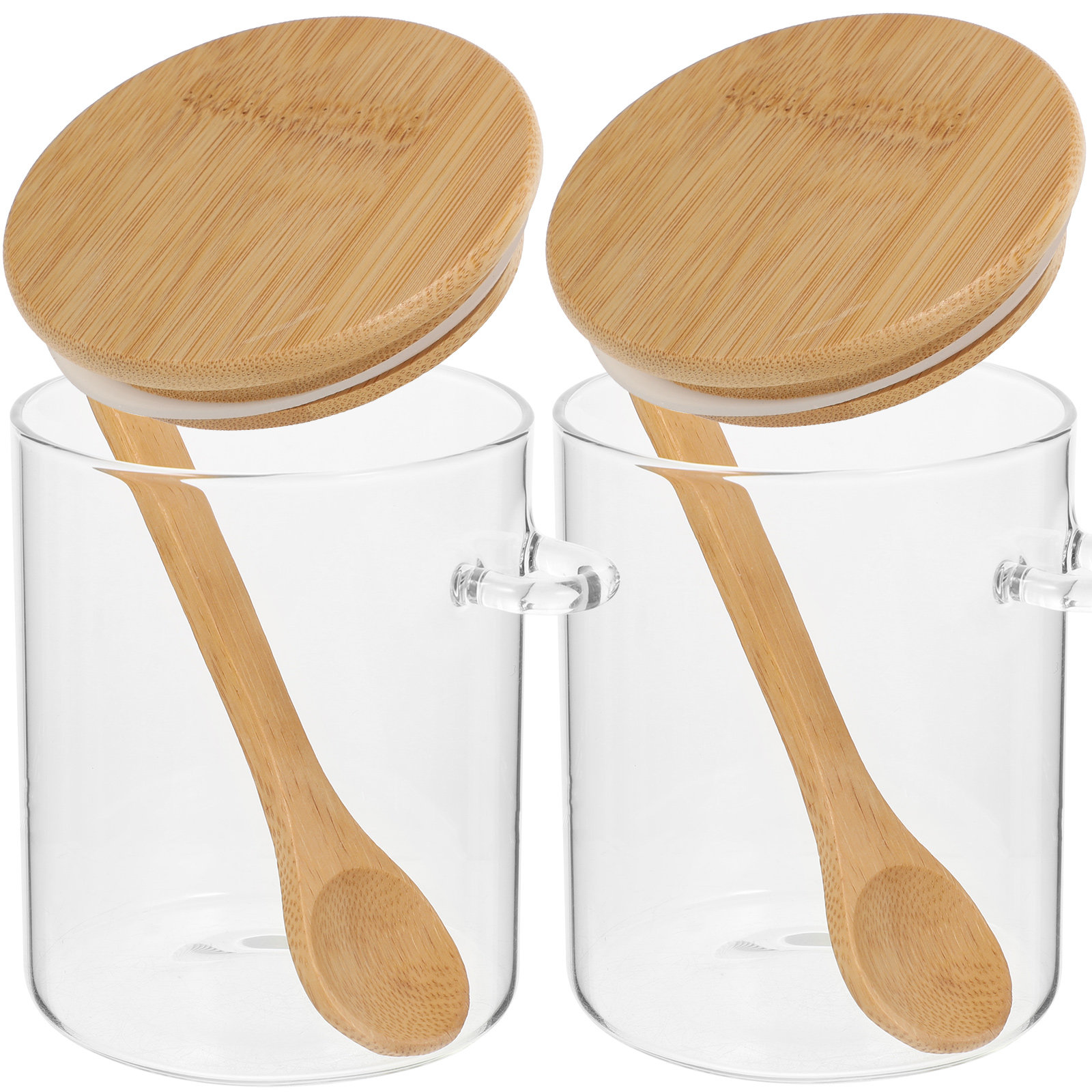 Food Storage And Containers - Conjunto de 2 Potes de Vidro