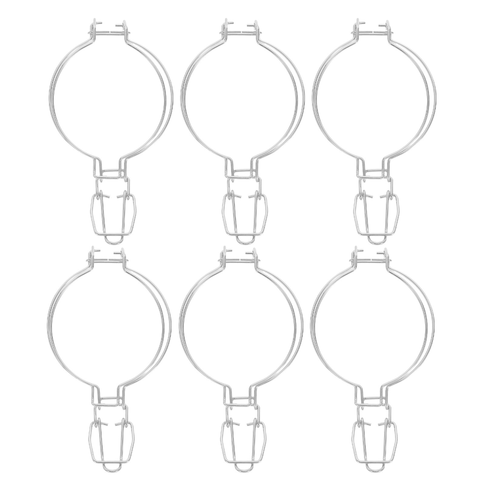 6 Peças de Fecho de Aço Inoxid - Food Storage Glass avaliação e preço