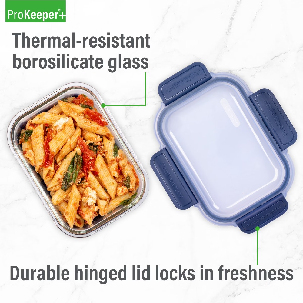Recipiente de Vidro para Armaz - Food Storage Glass Box avaliação e preço