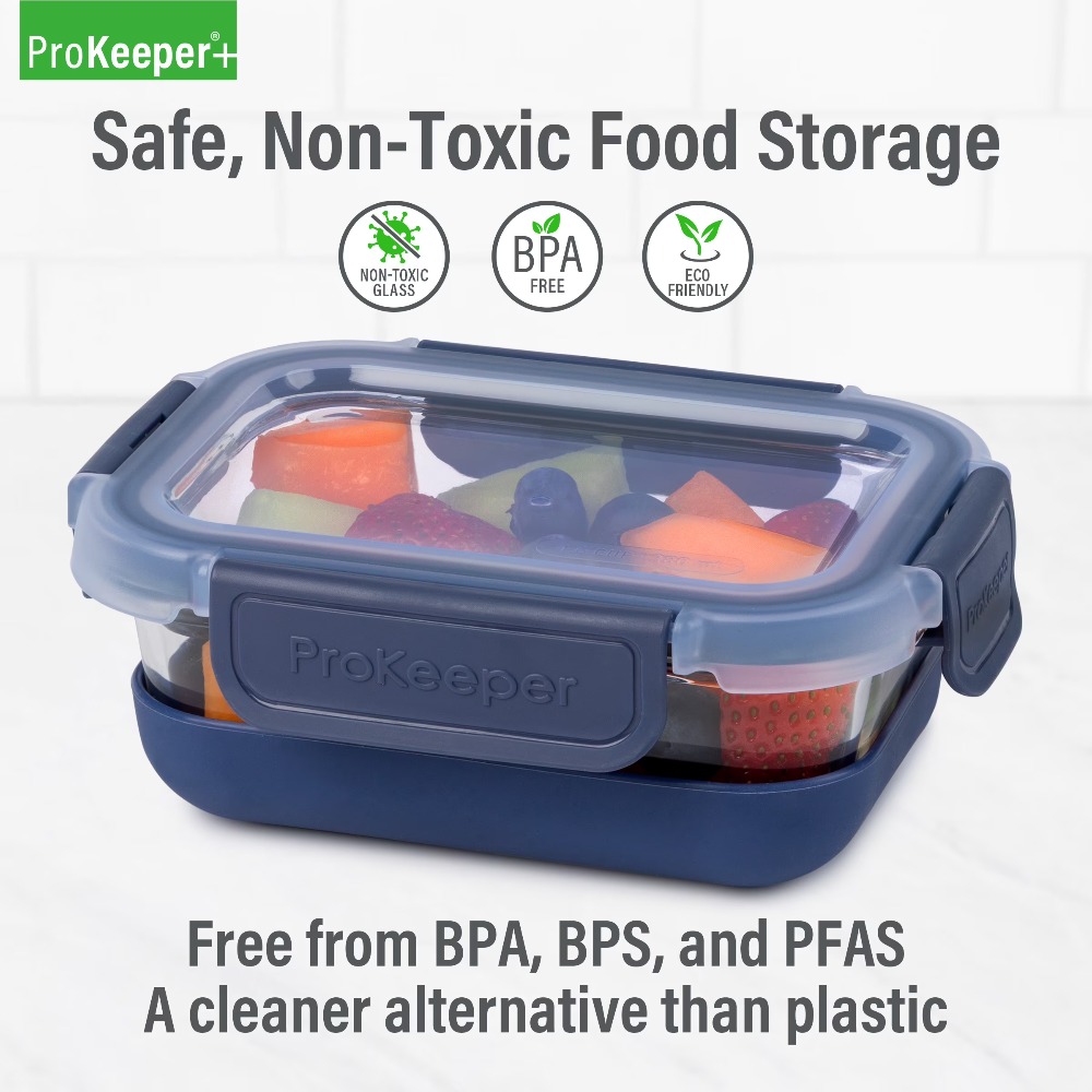 Conjunto de 2 Recipientes de V - Food Storage Glass avaliação e preço