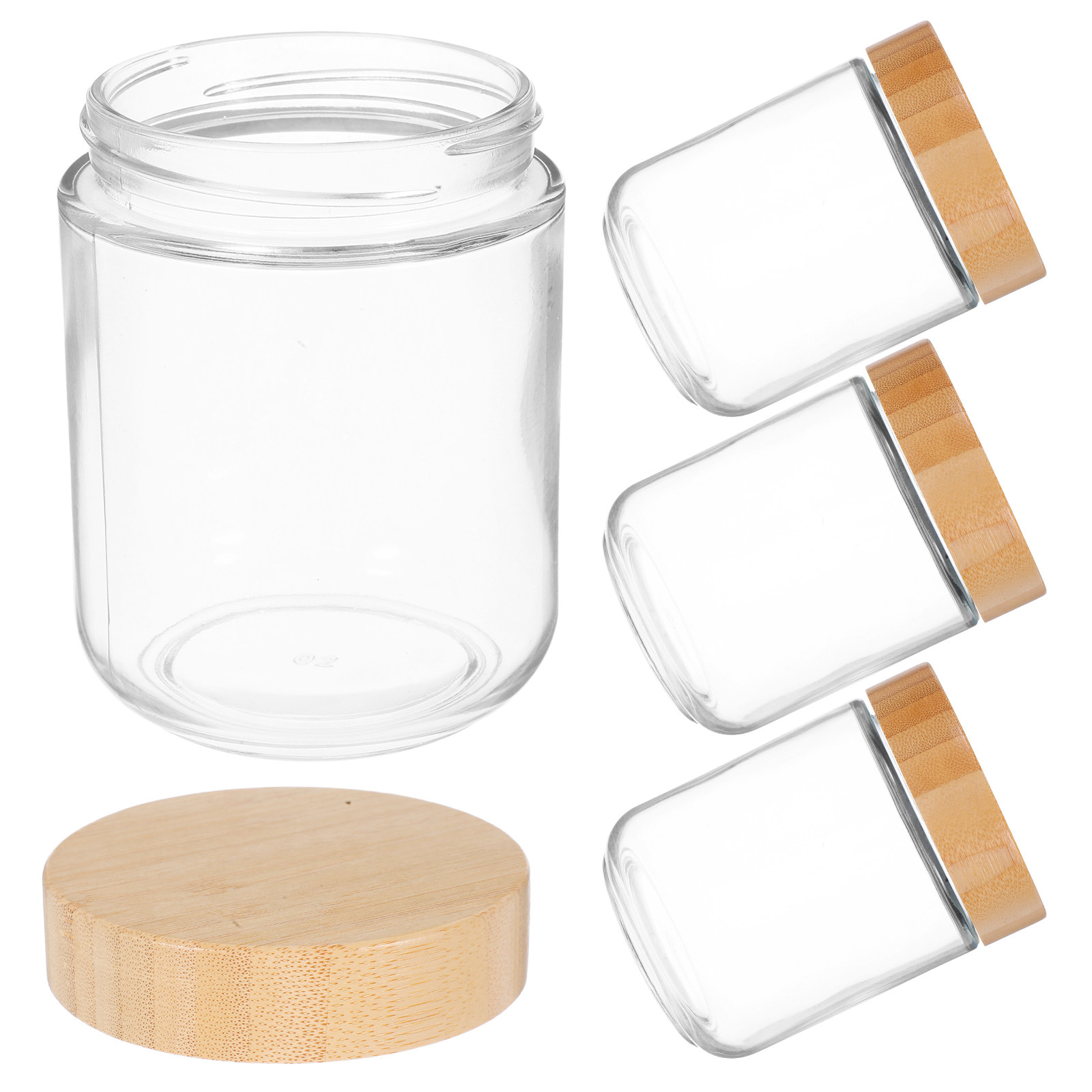 Conjunto de 4 Frascos de Vidro - Food Storage Glass avaliação e preço