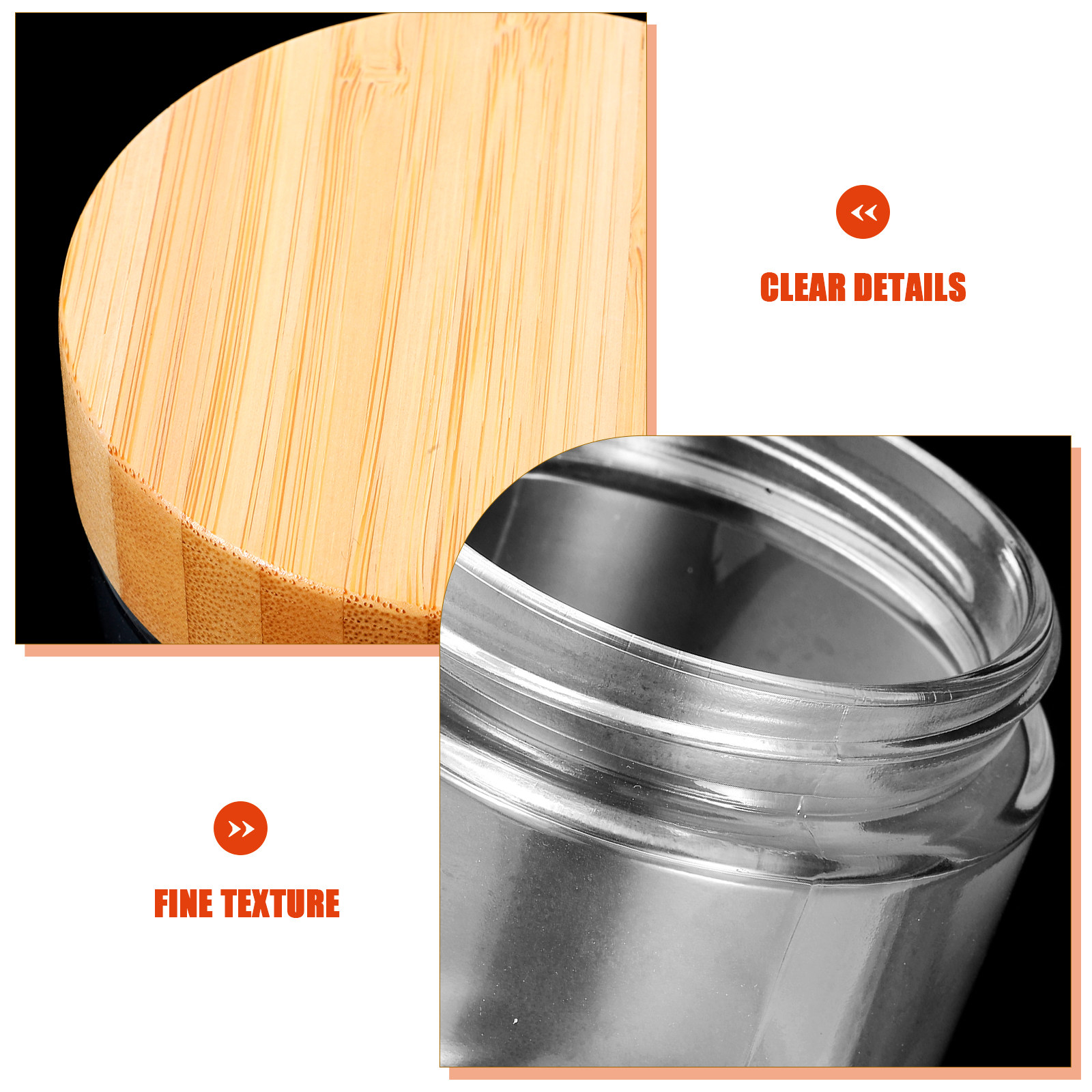 Conjunto de 4 Frascos de Vidro - Food Storage Glass avaliação e preço