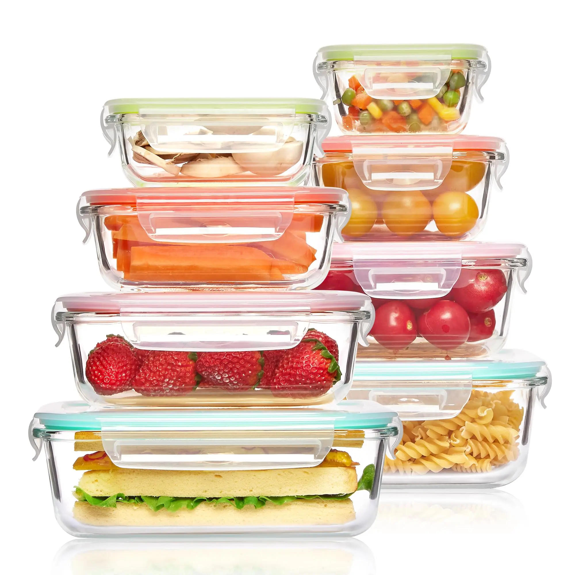 Lancheira de vidro, recipiente - Food Storage Glass Box avaliação e preço